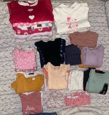 Vend lot de 46 pièces fille ( 86 cm « 18/24mois» )