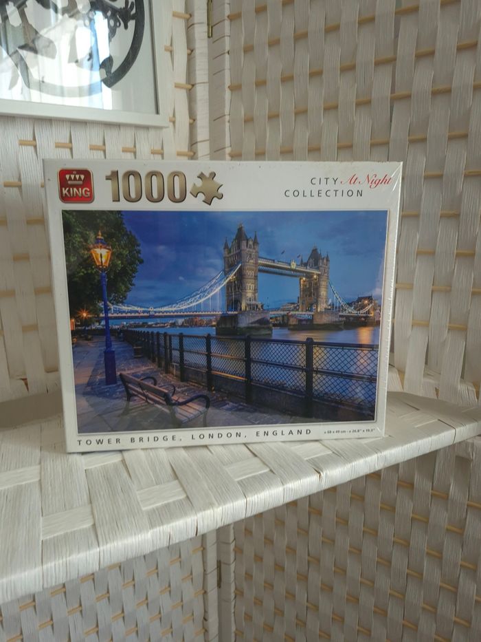 Joli puzzle 1000 pièces London Tower Bridge King (Neuf)