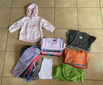 Lot vêtements fille 18 mois