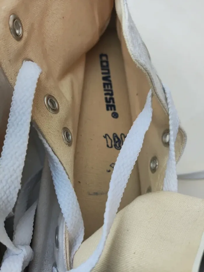 Basket converse blanche taille 44 - photo numéro 9