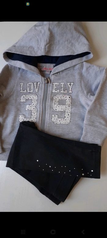 Gilet capuche legging