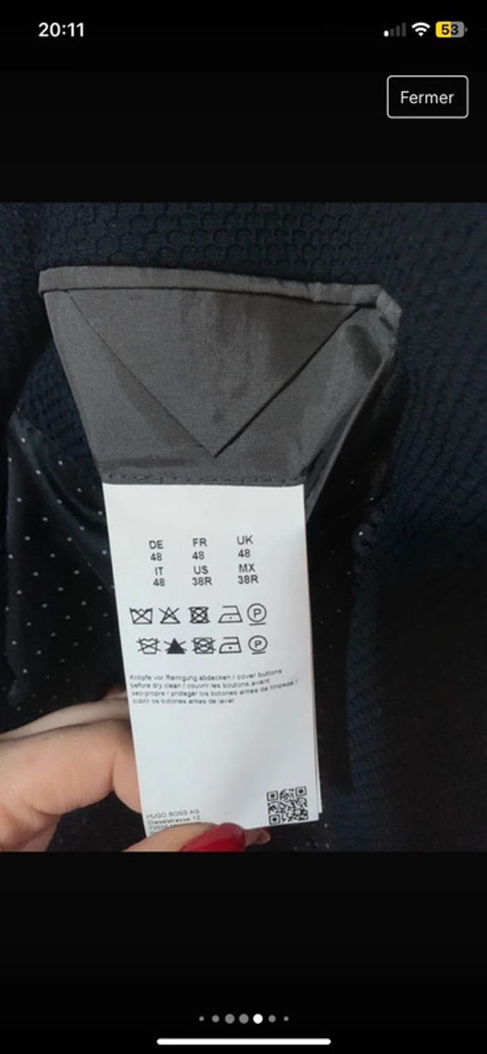 Veste de costume Hugo boss - photo numéro 6