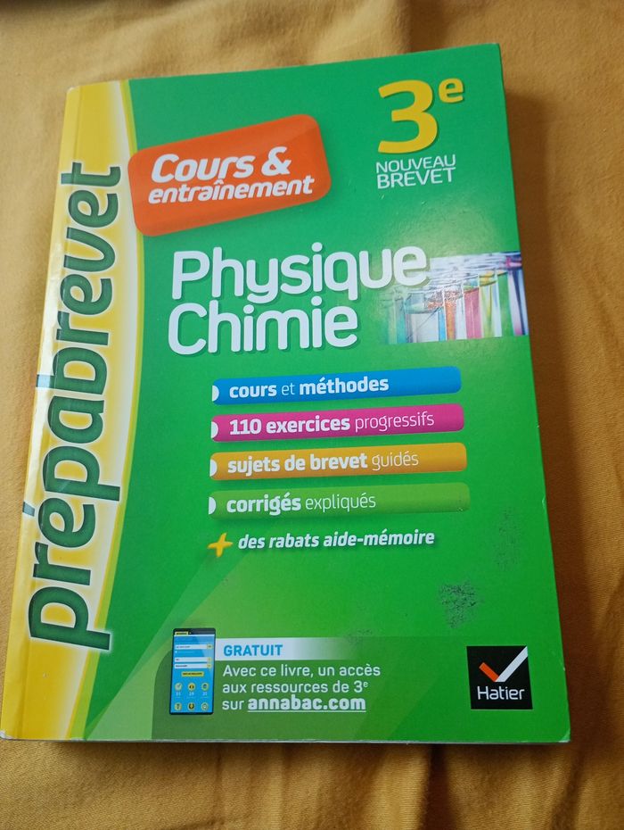Livre brevet physique chimie