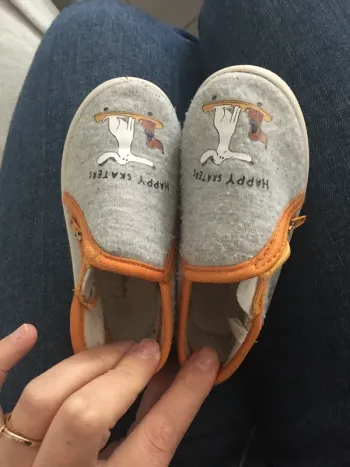 Chaussons garçon vert baudet T. 22