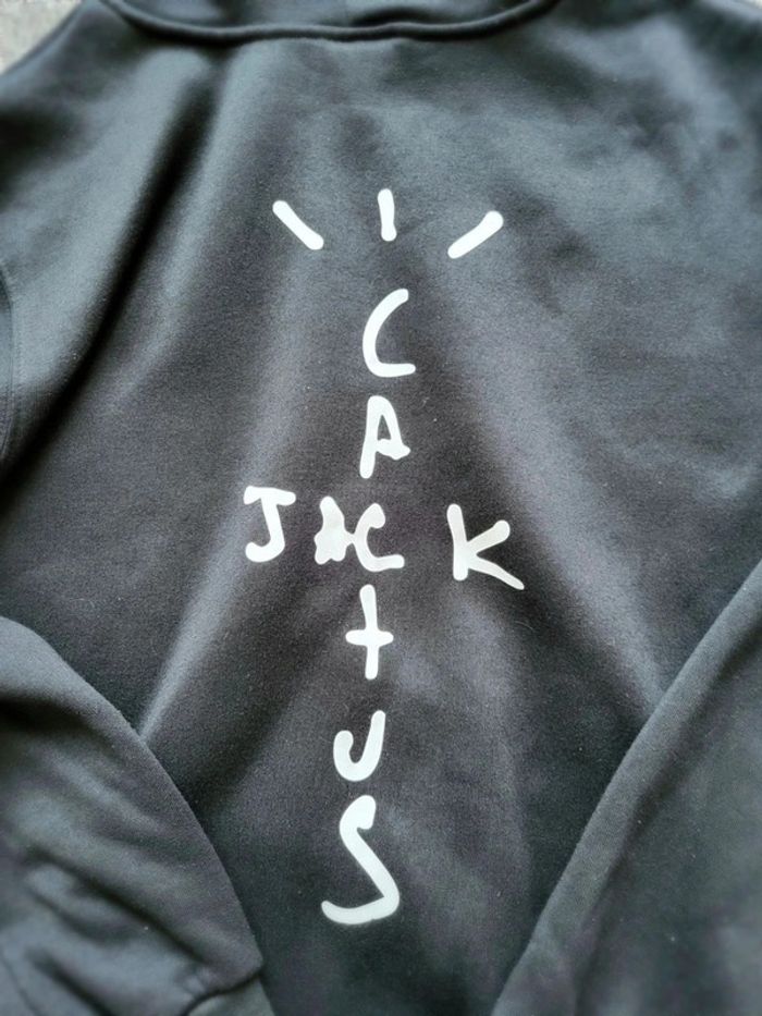 Sweat à Capuche Cactus Jack McDonald’s – Hoodie Noir Unisexe – Édition Limitée Streetwear - photo numéro 7