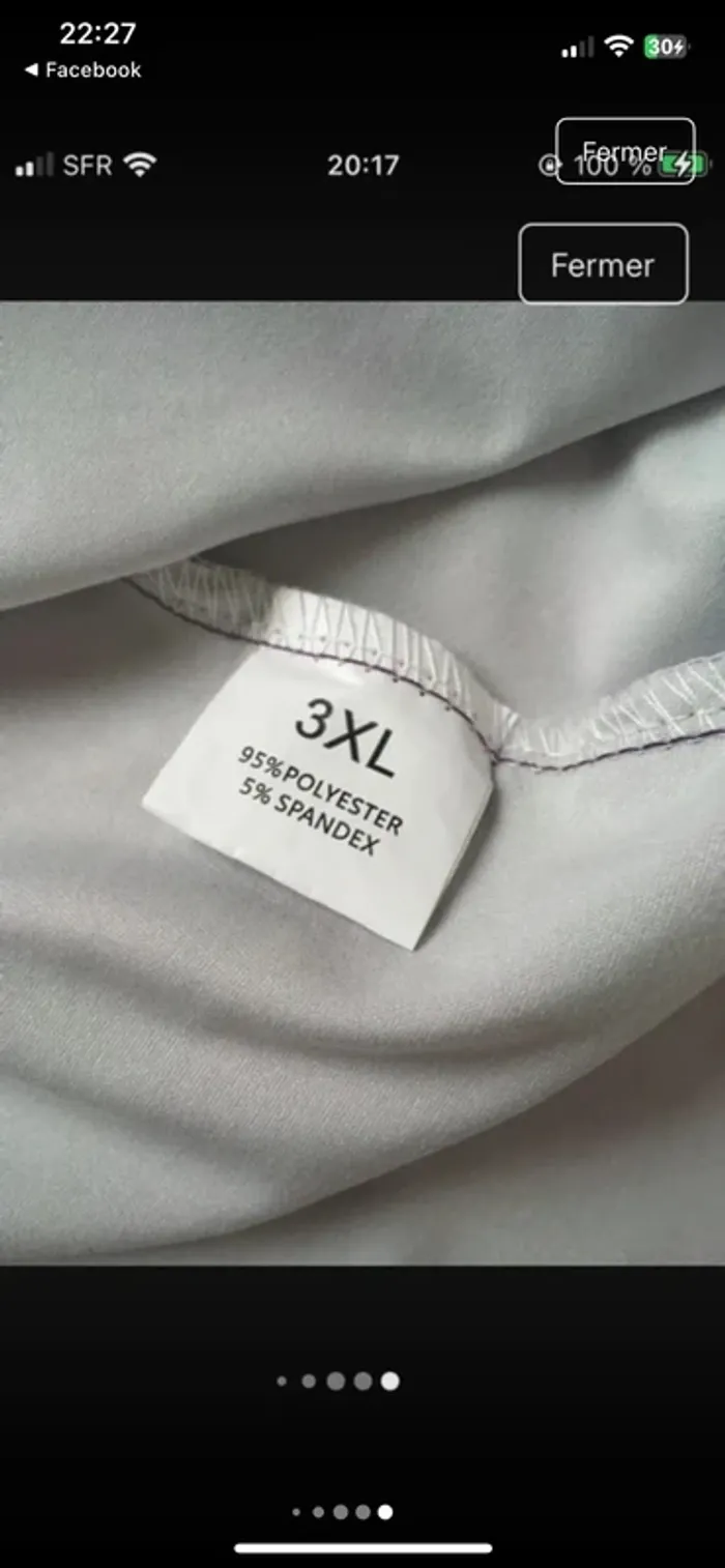 Très joli débardeur en 46 de chez Shein excellent état - photo numéro 4