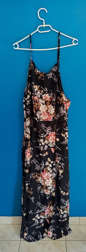 Robe longue fleuris