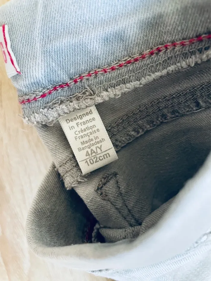Jeans 4 ans Zara Kids & Kiabi - photo numéro 3