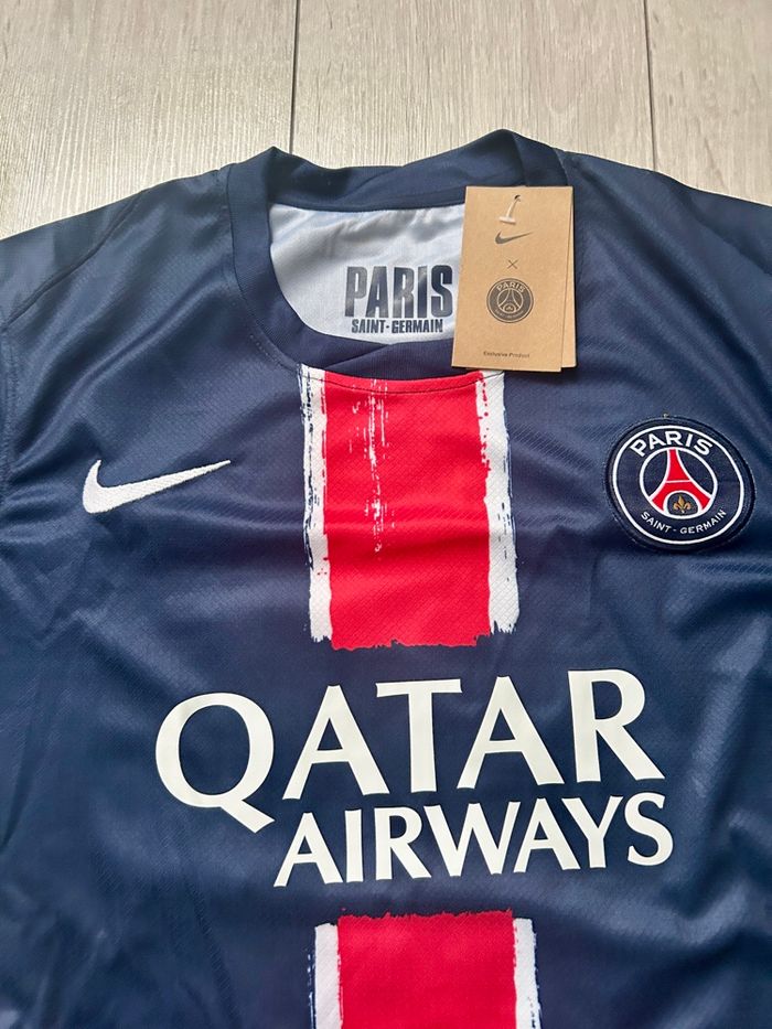 Maillot Paris Saint germain Floque warren zaïre emery - photo numéro 4