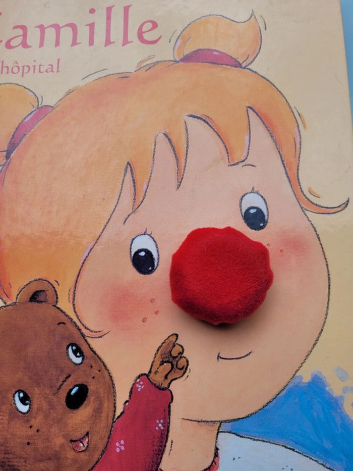 Livre animé d'un nez rouge Pouet pouet 🤡 grand format, Camille va à l'hôpital (36) - photo numéro 3