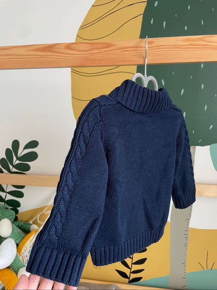 Gilet bleu Marine - photo numéro 4