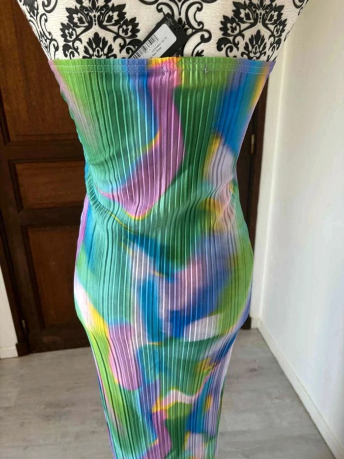 Robe Bustier multicolore 38 - photo numéro 5