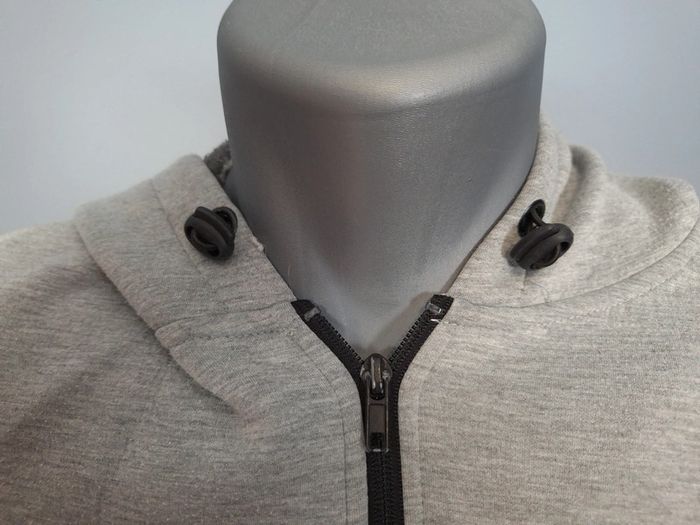 sweat a capuche / hoodie full zip Jules grise homme - taille S ( 61) - photo numéro 5