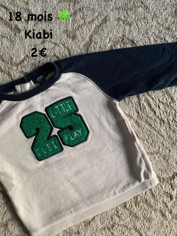 Sweat 🍀 18 mois 🍀 Kiabi