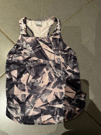 Débardeur de sport - Décathlon - Gris, rose & noir - 5/6 ans