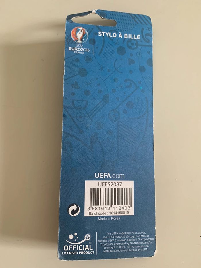 Stylo à bille France Euro 2016 - photo numéro 2