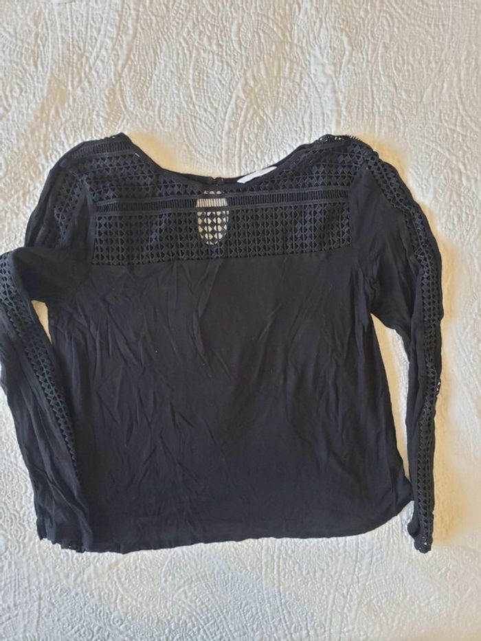 Haut ML noir, taille 38 ou M, marque h&M