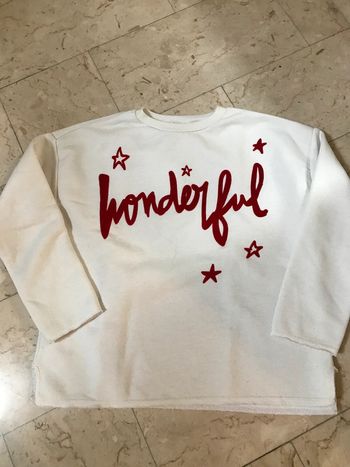 Sweat blanc fille 10 Ans