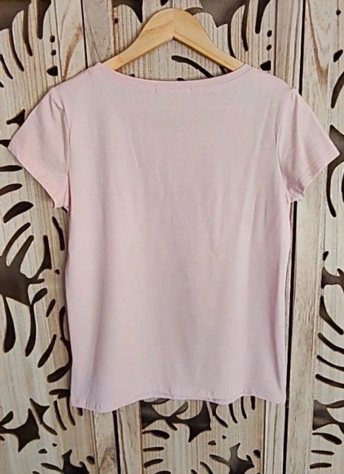Tee shirt impression, perles Taille L/XL J&H Fashion - photo numéro 9