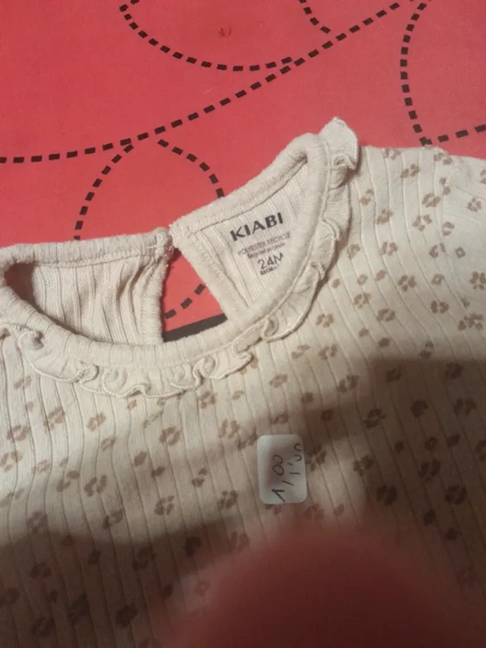 T-shirt manche longue taille 24 mois - photo numéro 3