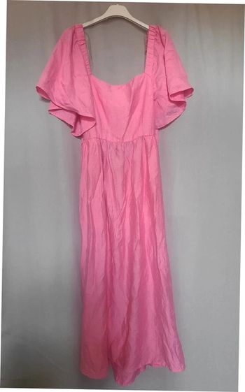 Robe longue rose taille S