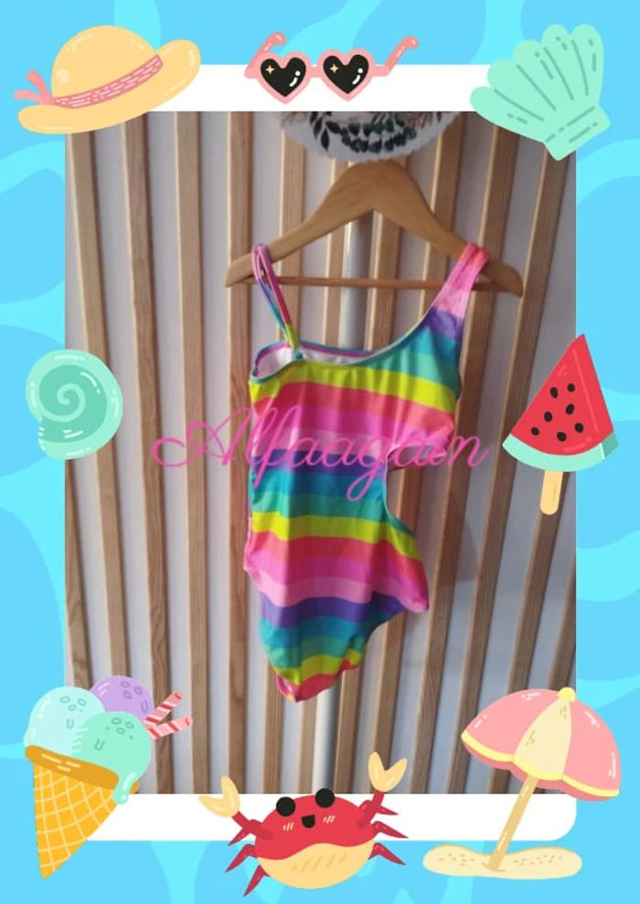 Maillot de bain coloré neuf 10ans - photo numéro 6