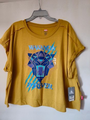 T shirt, Wakanda Forever, Black Panther, Marvel, Disney, Disneyland Paris