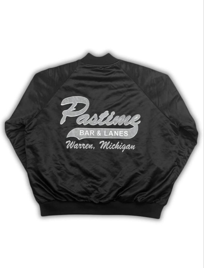 Veste satin vintage Pastime Lanes Hartwell Made in USA – Taille XL (équivalent)