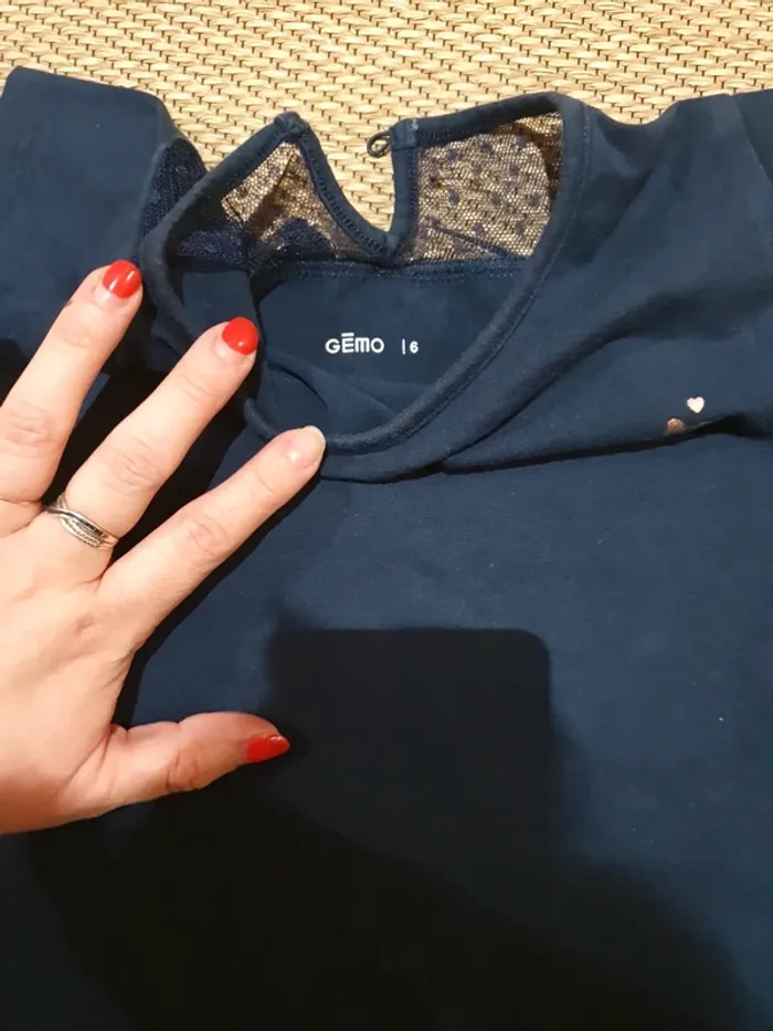 Maillot à dentelle fille 6 ans - photo numéro 2