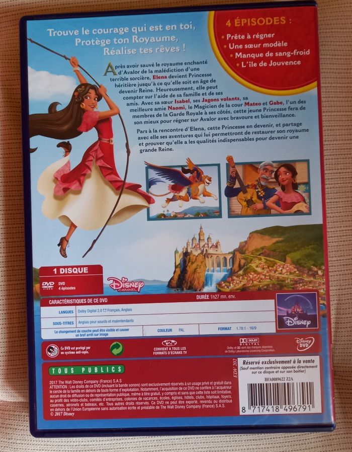 DVD Disney Elena d'Avalor - Prête à régne - photo numéro 2