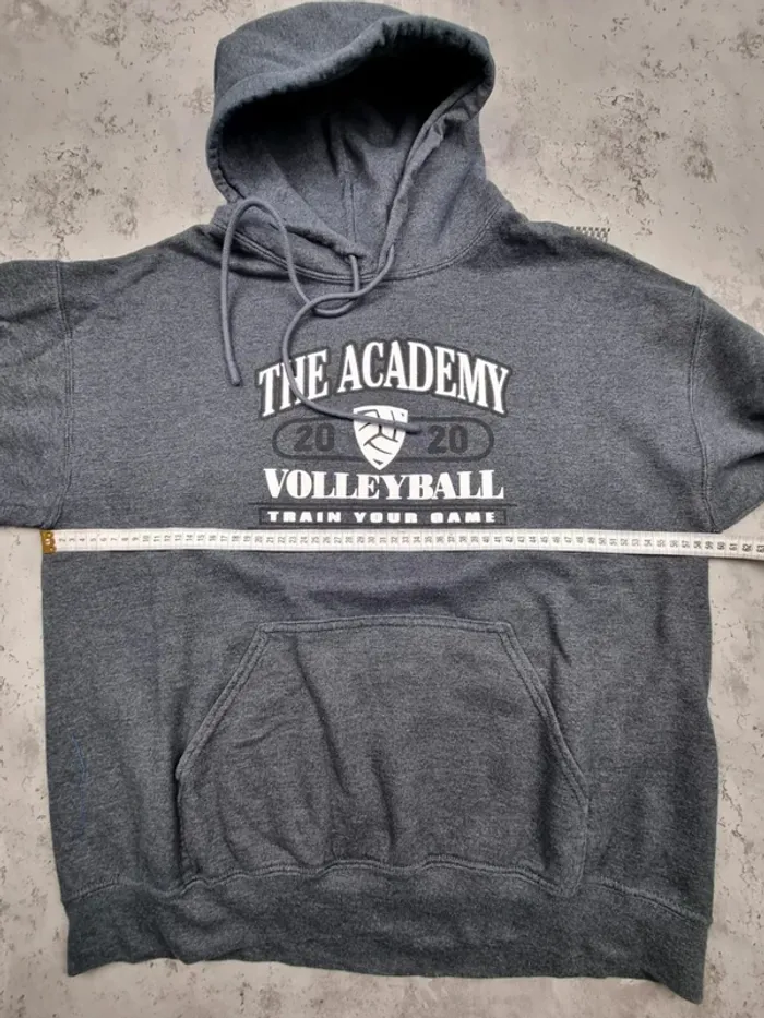 Pull à capuche gris “The Academy Volleyball”, L Hommes - photo numéro 7
