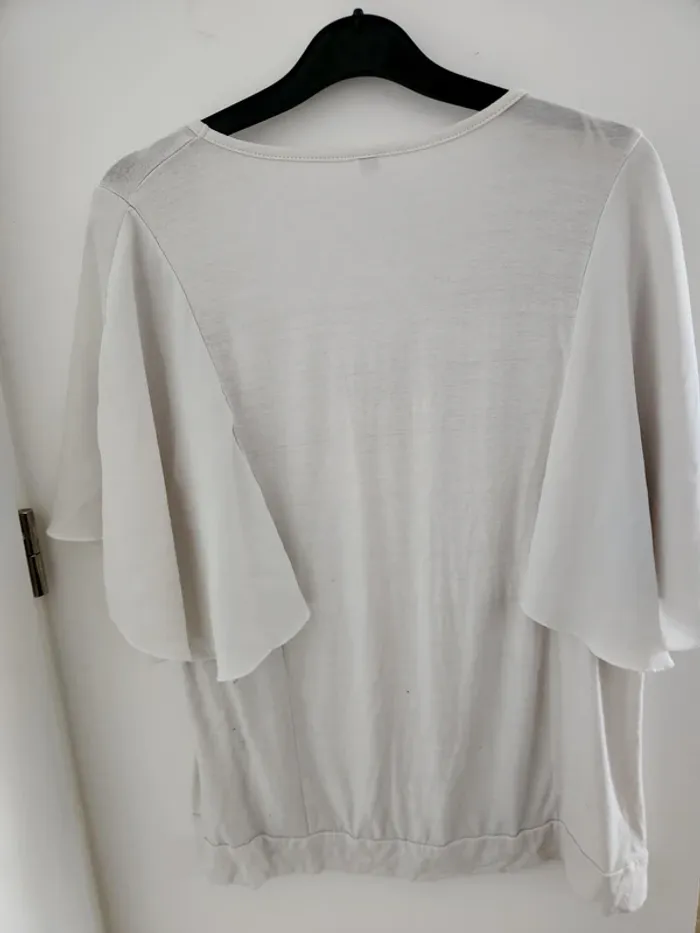 T-shirt blanc Taille 42 - photo numéro 2