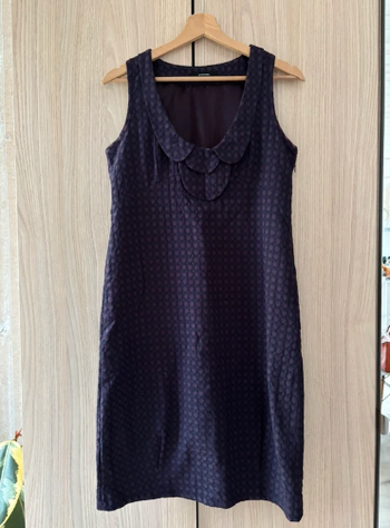 Robe chic Stefanel bleu marine & prune 💜 Taille 38