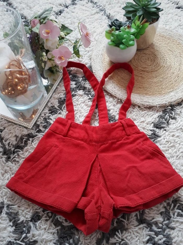 Short avec bretelles Taille 2 ans🌿💞 - photo numéro 4