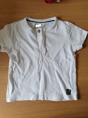 T-shirt blanc 12 mois kiabi