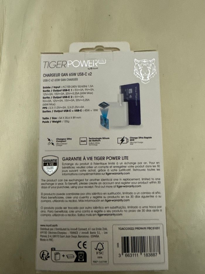 Chargeur USB-C 65W - photo numéro 2