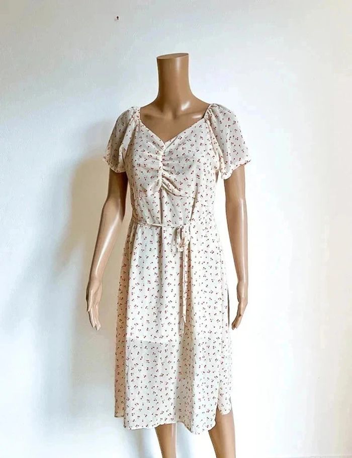 Robe printanière à motifs cerises Corée du Sud taille unique - photo numéro 7