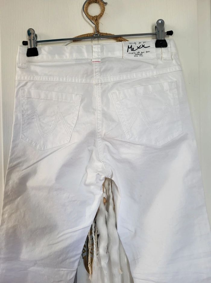 Pantalon blanc Mexx état neuf 10 ans - photo numéro 3