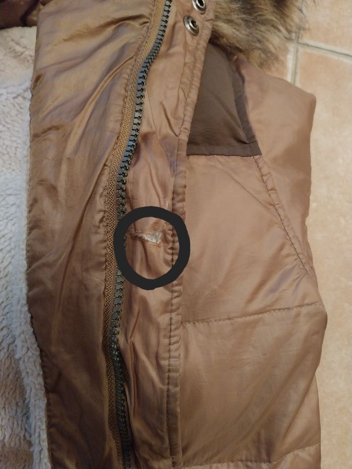 Manteau vertbaudet marron 14 ans - photo numéro 4