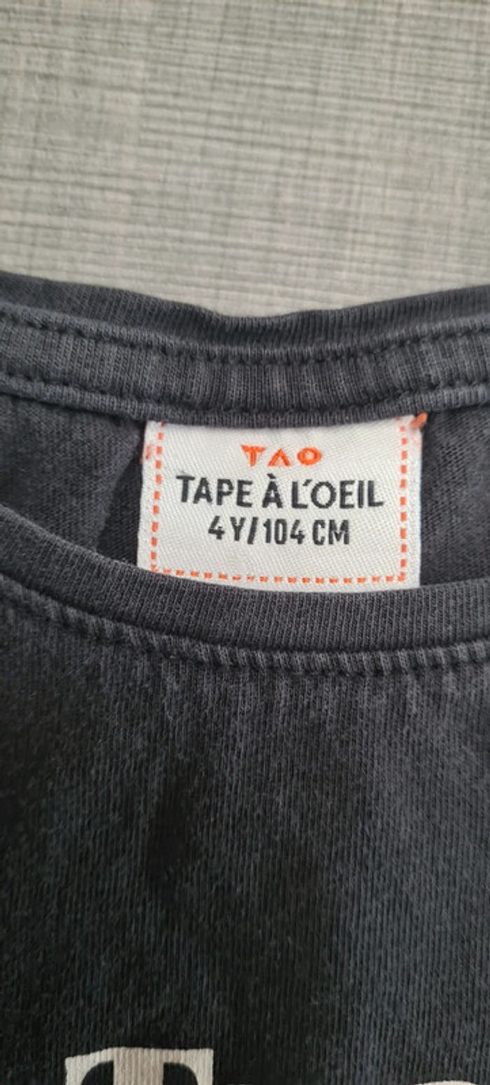 T-shirt trop stylée TAO 4 ans - photo numéro 3