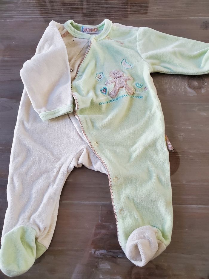 Lot de 4 Pyjamas 1 mois - photo numéro 6