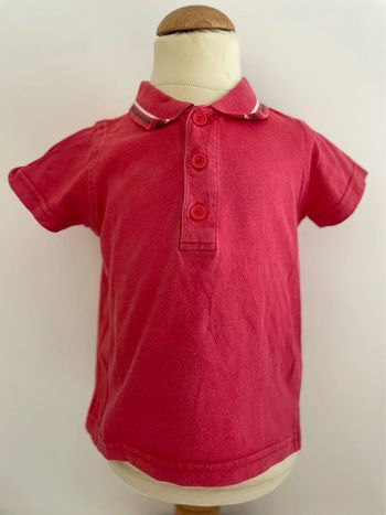 Polo garçon bébé rouge