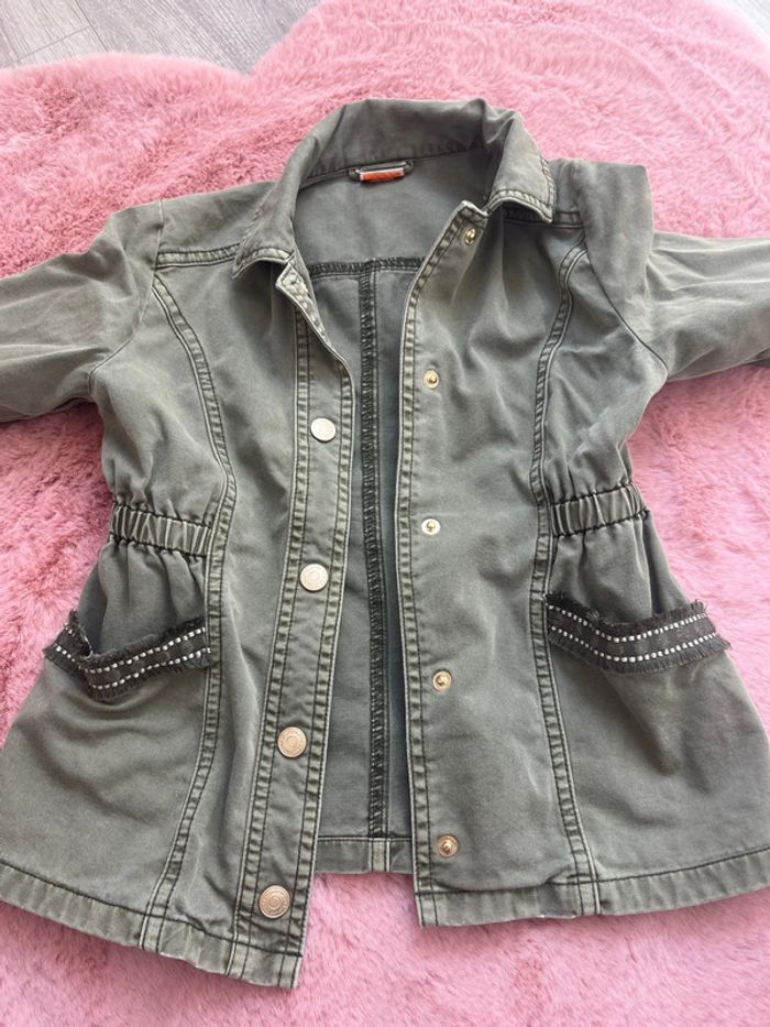 Veste kaki printemps/été fille 5 ans - photo numéro 3