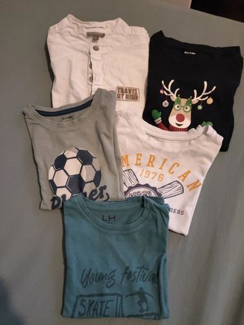 Lot t shirts manches longues