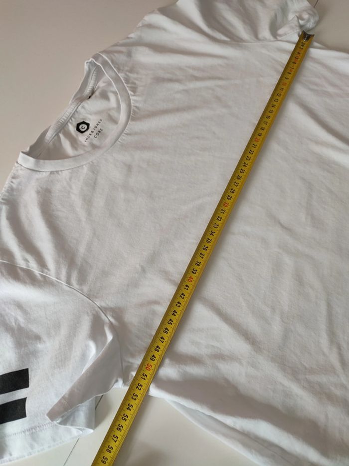T-shirt Jack & Jones blanc - Taille L - photo numéro 6