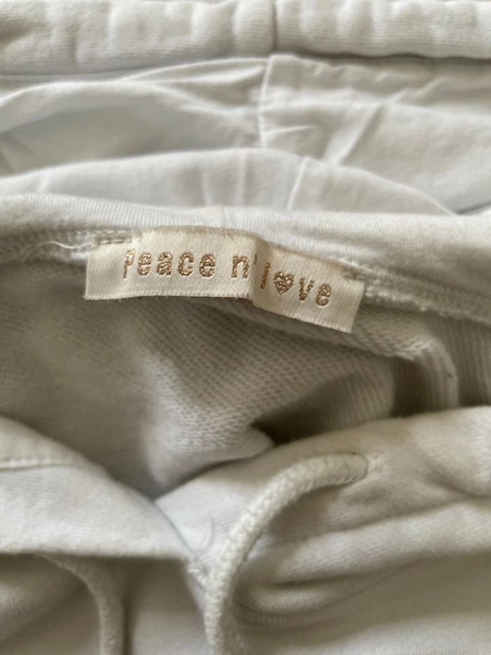 Sweat à capuche blanc Amour - photo numéro 4