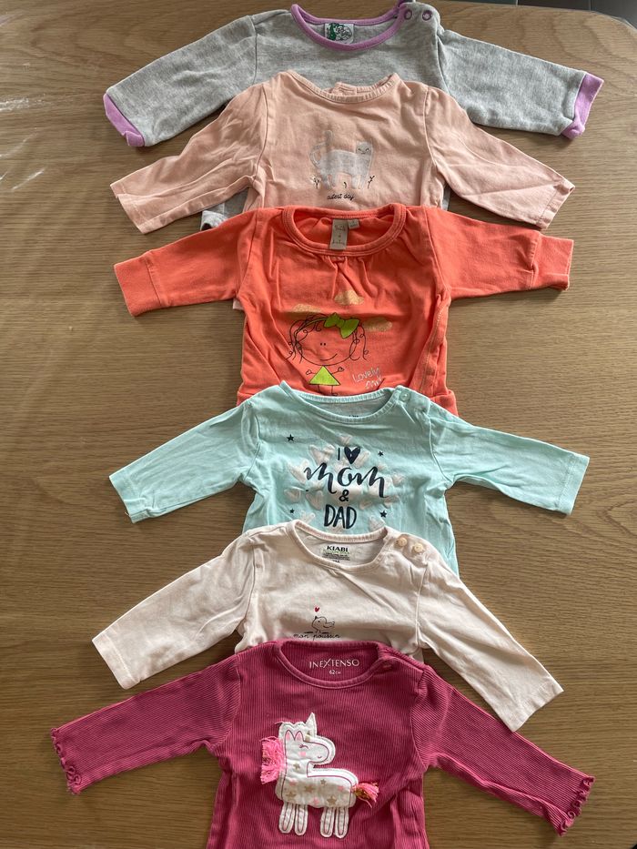 Lot 6 tee-shirts manches longues