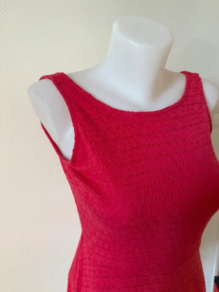 Robe rose en très bon état atmosphère taille 36 - photo numéro 3