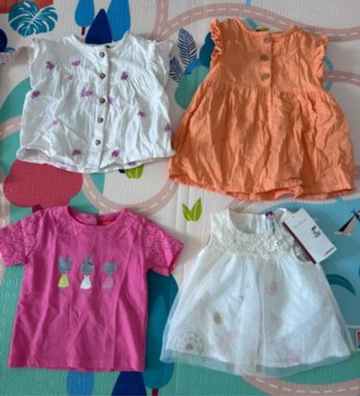 Lots vêtements filles 9 mois