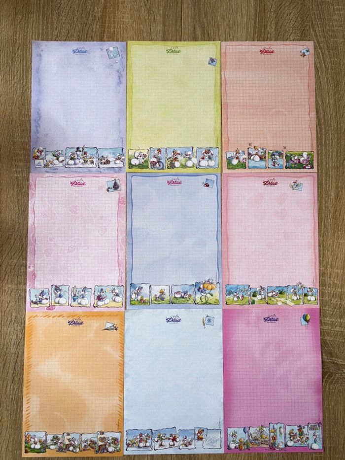 Lot feuille Diddl A5 BD